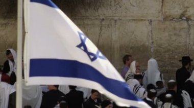 erkek Yahudiler İsrail Western Wall
