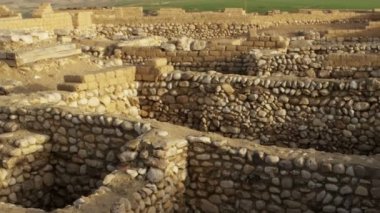 İsrail'de telif ücretsiz stok Video görüntüleri eski Tel Be'er Sheva sitesinin vurdu