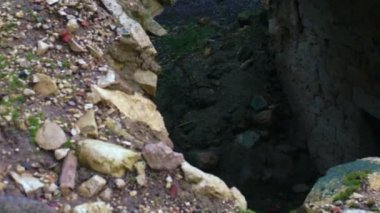 İsrail'de çekilen antik bir yeraltı kemerpanoraması