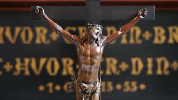 Croce cristiana a Copenaghen — Video Stock