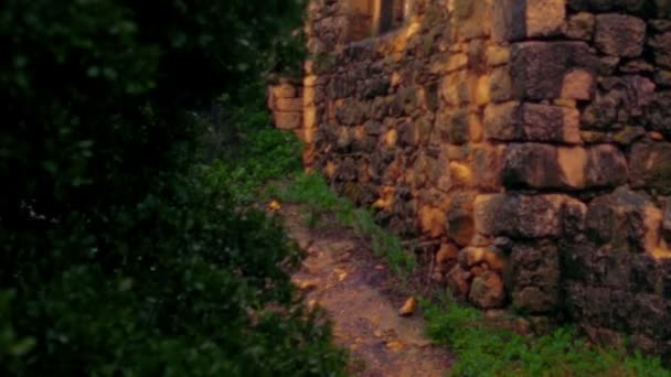 Panorama des ruines au Bar Madame tourné en Israël 