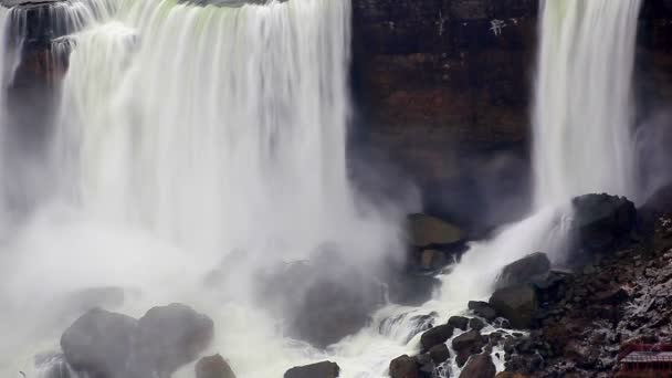 Watervallen van de American Falls Stockvideo