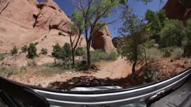 Nádherné scenérie Moab — Stock video