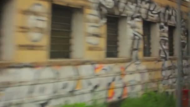 Венецианская живопись на улицах — стоковое видео