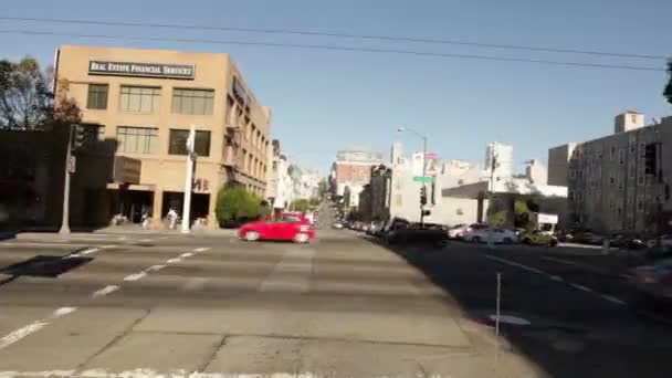 San Francisco の路上を運転. — ストック動画