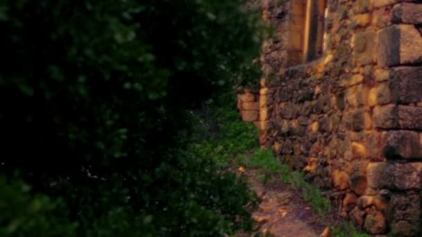 Panorama des ruines au Bar Madame tourné en Israël 