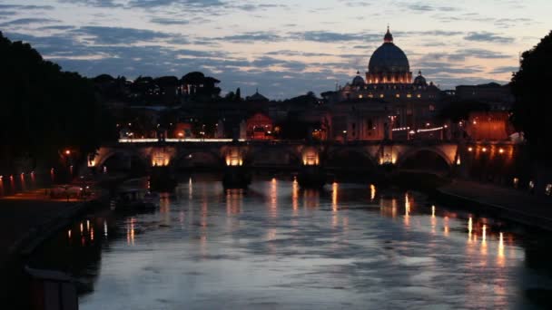 San Pietro in der vatikanischen Stadt — Stockvideo