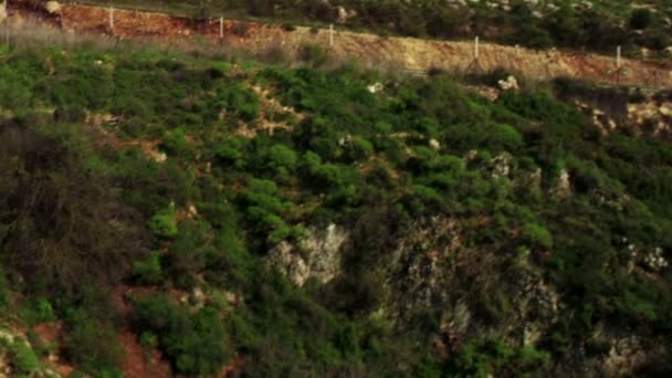 タハナの滝の上の高さ — ストック動画
