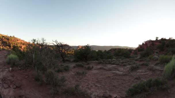 Puesta de sol de paisajes en Moab — Vídeo de stock