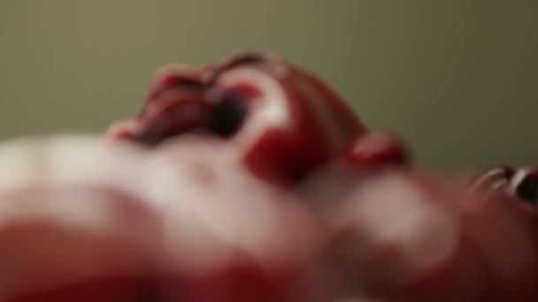红色的佛雕像 — 图库视频影像
