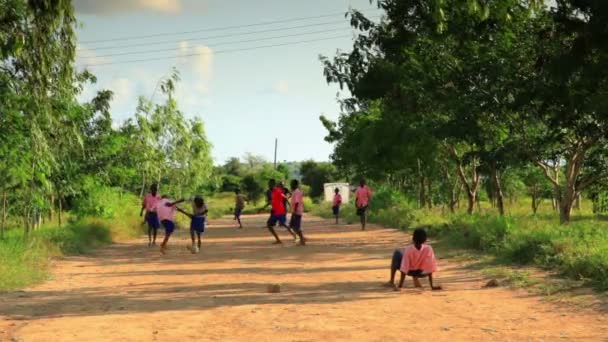 Los niños descansan entre las clases — Vídeo de stock