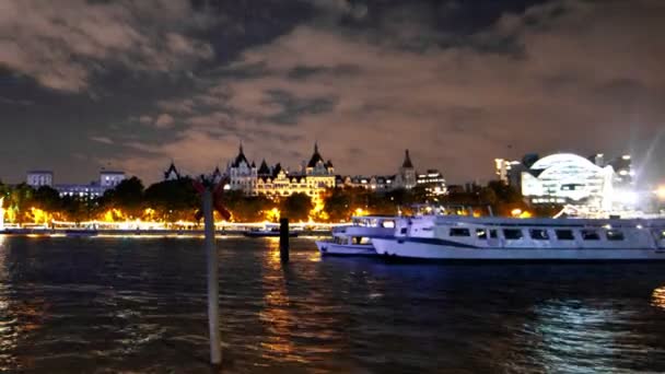 Time-lapse vatten i London — Stockvideo