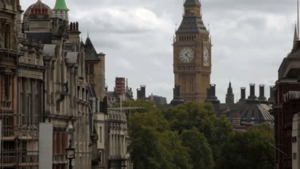 Big Ben Londra 'da. — Stok video