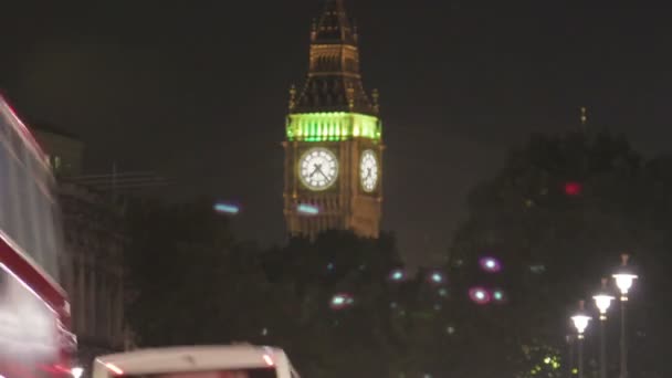 White Hall yol ve Big Ben — Stok video