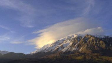 timpanogos dağın gün batımında