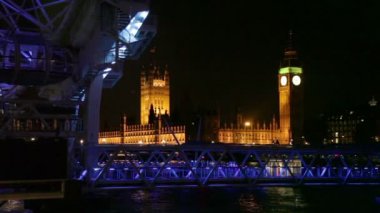 London Eye Westminster ve Big Ben ile