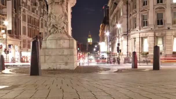 White Hall road en Big Ben — Stockvideo