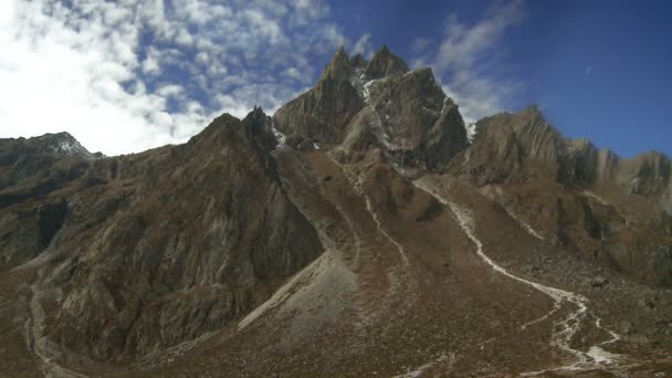 ネパールの山ピーク — ストック動画