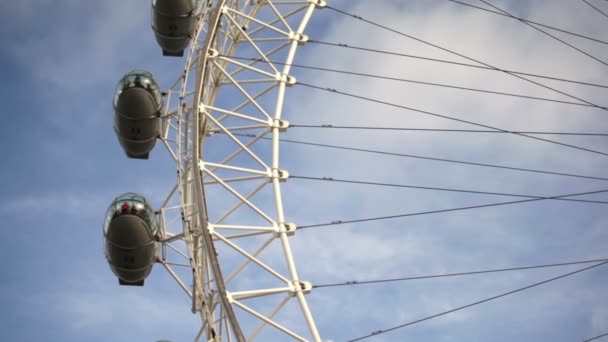 London Eye i London — Stockvideo