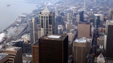 Seattle'dan yüksek bakış.