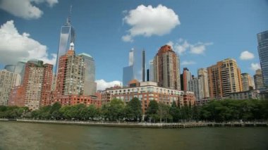 New York içinde gökdelenler görünümünü