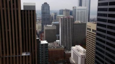 Seattle şehir merkezinin manzarası.