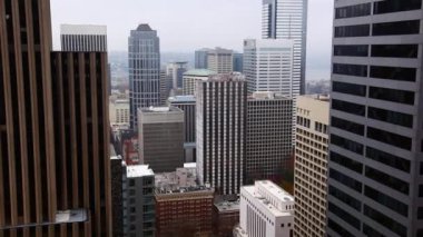 Seattle şehir merkezinin manzarası.