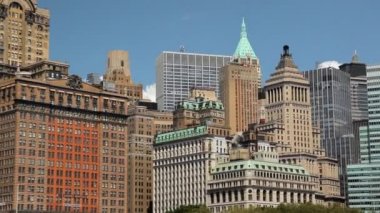 New York içinde gökdelenler görünümünü