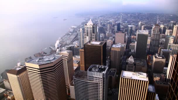 Felé a Space Needle Seattle — Stock videók