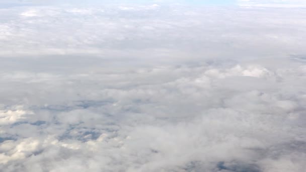 Manta de hermosas nubes en el cielo . — Vídeos de Stock