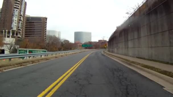 Conduciendo por una carretera en Washington — Vídeos de Stock