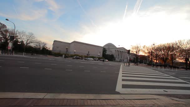 Capitole des États-Unis pendant la journée . — Video