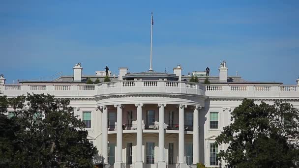 Casa Blanca en Washington DC — Vídeo de stock