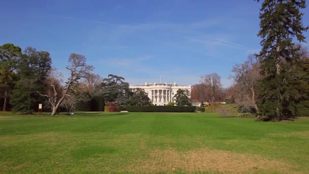 Weißes Haus in Washington DC — Stockvideo