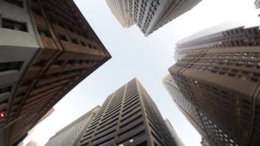 San Francisco ile sürüş sırasında gökdelenler