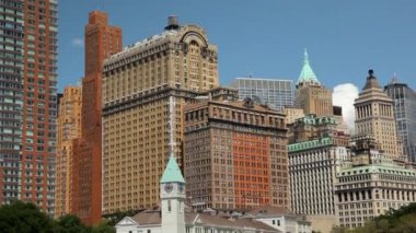 New York içinde gökdelenler görünümünü