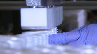 Closeup çekim plastik şişe dolu
