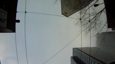 Seattle ile sürüş sırasında gökdelenler görünümünü.