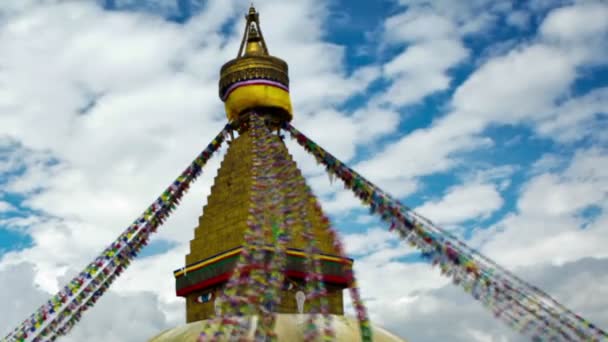 Boudhanath Stupa en Boudha — Vídeo de stock