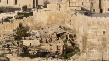 Jerusalem duvarlar İsrail Güney adımları