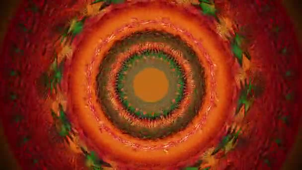 Visualisation de fleurs colorées tournant .