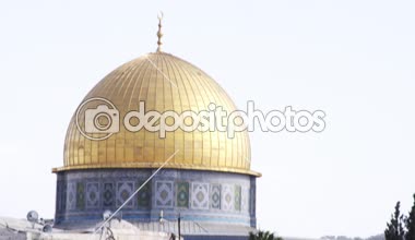 Rock ve Western Wall İsrail'in kubbe