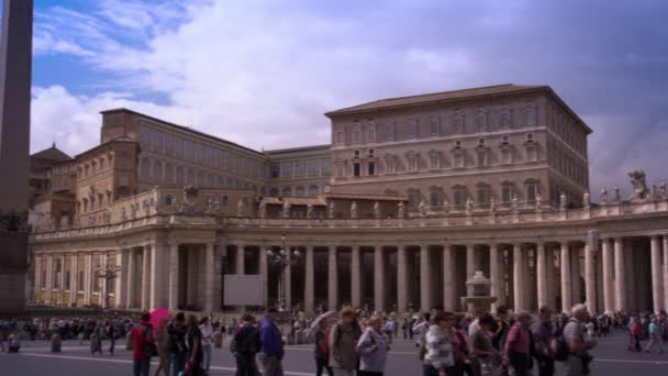 歴史的なローマ大聖堂 — ストック動画
