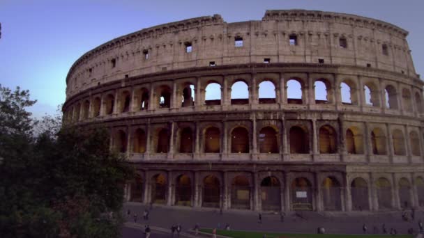 Colosseo e arco di Costantino — Video Stock