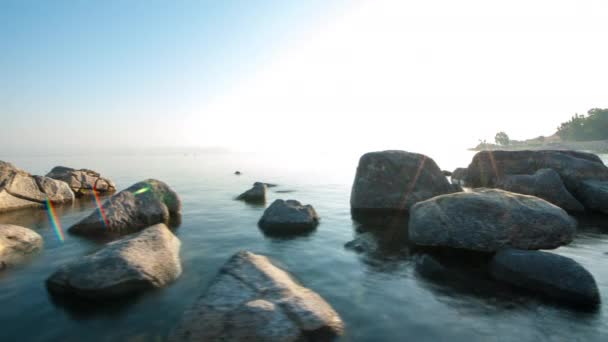 Día soleado mirando el Mar de Galilea . — Vídeos de Stock
