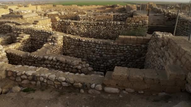 Стародавній тел Бе ' Ер Шева сайт в Ізраїлі — стокове відео