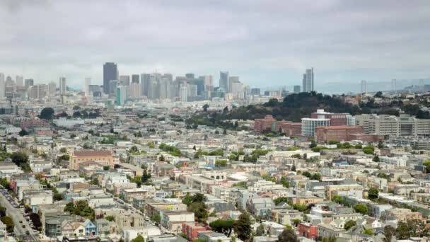 サンフランシスコの都市景観のタイムラプス — ストック動画