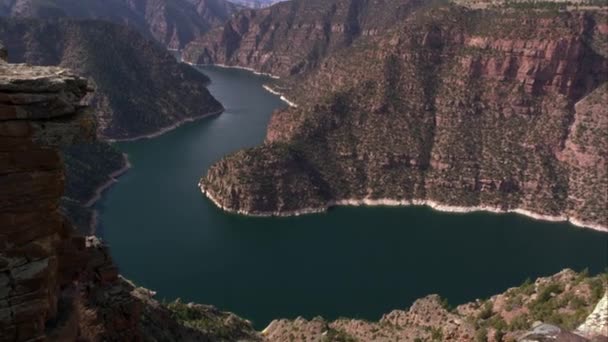 Red Canyon dan Flaming Gorge — Stok video