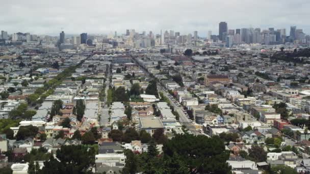 San Francisco neighborhoods and cityscapes — Stock Video