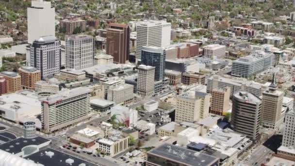 Luchtfoto van Salt Lake City — Stockvideo